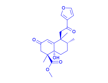 5-[2-(3-Furyl)-2-oxoethyl]-1,2,3,5,6,7,8,8a-octahydro-8a-hydroxy-1,5,6-trimethyl-3-oxo-1-naphthalenecarboxylic acid methyl ester