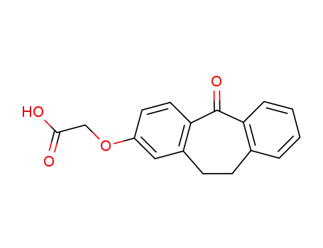 2-<(5-oxo-10,11-dihydro-5H-dibenzo<a,d>cyclohepten-2-yl)oxy>acetic acid
