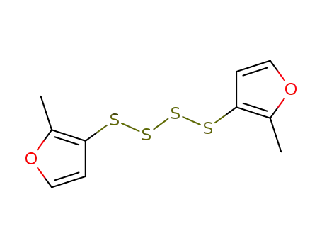 Molecular Structure of 28588-76-3 (Bis(2-methyl-3-furyl)tetrasulfide)