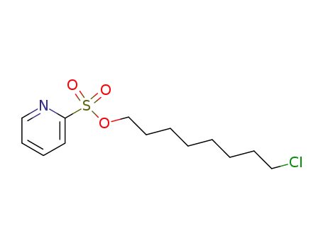 Molecular Structure of 123455-82-3 (Pyridine-2-sulfonic acid 8-chloro-octyl ester)