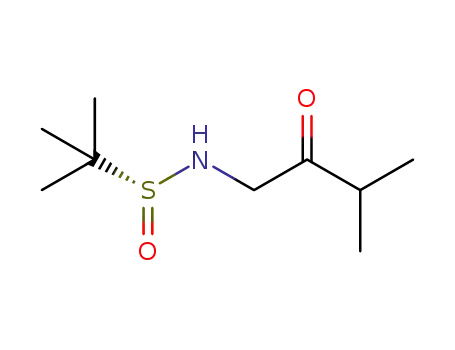 (R)-N-tert-butanesulfinyl 3-methyl-2-oxobutylamine