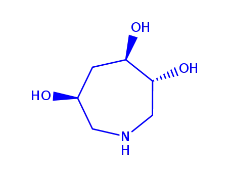 1H-Azepine-3,4,6-triol, hexahydro-, (3R,4R,6S)- (9CI)
