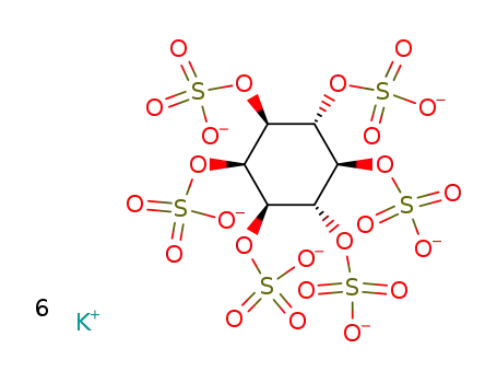 Molecular Structure of 28434-25-5 (MYO-INOSITOL HEXASULFATE HEXAPOTASSIUM SALT)