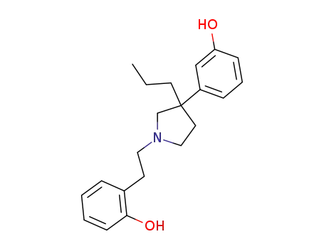 m-[1-(o-ヒドロキシフェネチル)-3-プロピル-3-ピロリジニル]フェノール
