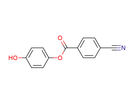 Molecular Structure of 28162-02-9 (Hydroquinone, mono(p-cyanobenzoate) (8CI))