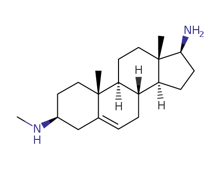 Molecular Structure of 2842-69-5 (N-Methylandrost-5-ene-3β,17β-diamine)