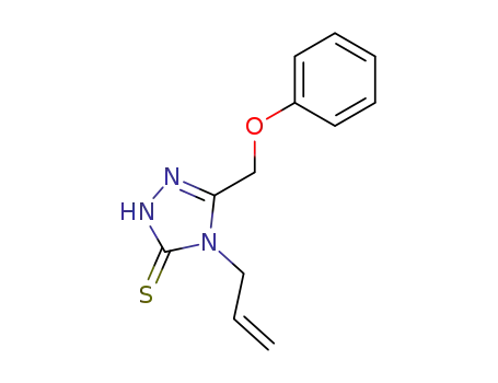 Molecular Structure of 21358-15-6 (4-ALLYL-5-(PHENOXYMETHYL)-4H-1,2,4-TRIAZOLE-3-THIOL)