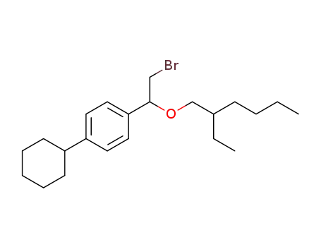 [α- (브로 모 메틸) -p- 시클로 헥실 벤질] (2- 에틸 헥실) 에테르
