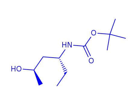 Carbamic acid, [(1R,3S)-1-ethyl-3-hydroxybutyl]-, 1,1-dimethylethyl ester (9CI)