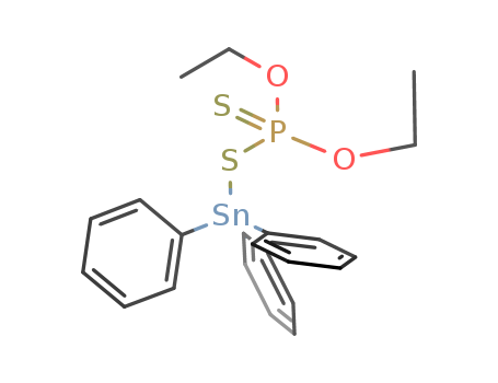 Phosphorodithioic acid,O,O-diethyl S-(triphenylstannyl) ester