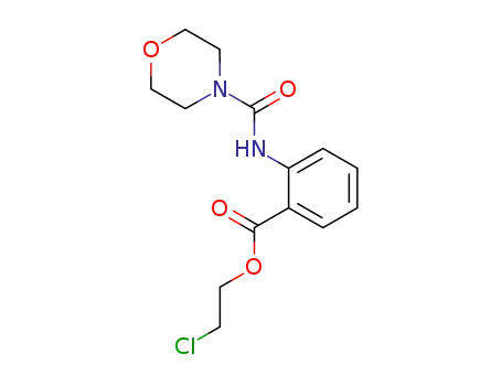 2-chloroethyl 2-[(morpholin-4-ylcarbonyl)amino]benzoate