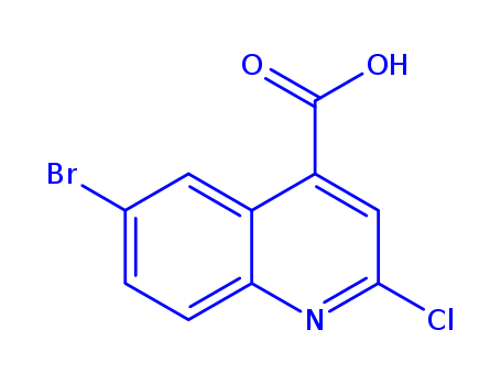 4-Quinolinecarboxylicacid, 6-bromo-2-chloro-