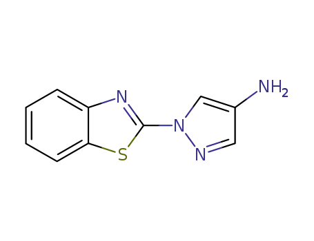 1H-Pyrazol-4-amine,1-(2-benzothiazolyl)-