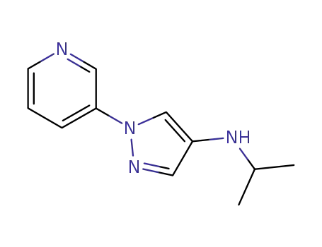 N-propan-2-yl-1-pyridin-3-yl-pyrazol-4-amine