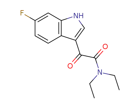 N,N-diethyl-6-fluoroindol-3-ylglyoxalylamide