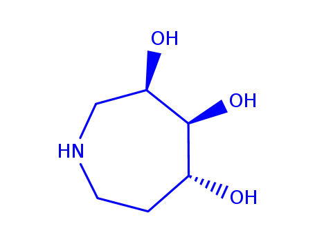 1H-아제핀-3,4,5-트리올, 헥사하이드로-, (3R,4S,5R)-(9CI)