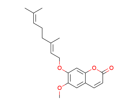 7-GERANYLOXY-6-METHOXYCOUMARIN  CAS NO.28587-43-1