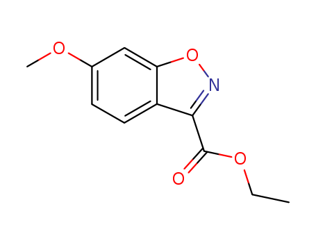 6-Methoxy-1,2-benzisoxazole-3-carboxylic acid ethyl ester