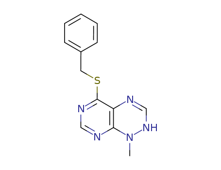 Pyrimido[5,4-e]-1,2,4-triazine,1,2-dihydro-1-methyl-5-[(phenylmethyl)thio]- cas  31791-01-2