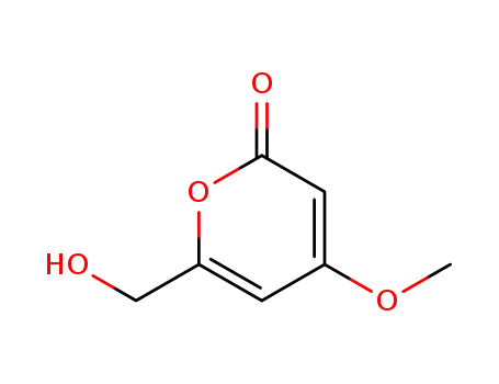 Molecular Structure of 2860-28-8 (6-Hydroxymethyl-4-methoxy-2H-pyran-2-one)