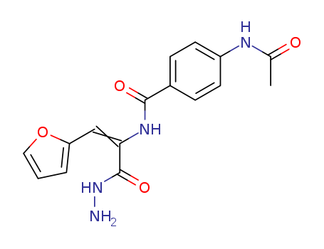 2-FURANACRYLIC ACID A-(P-ACETAMIDOBENZAMIDO)-,HYDRAZIDE