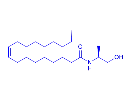 Molecular Structure of 909891-90-3 ((Z)-(S)-N-((2-Hydroxy-1-methyl)ethyl)-9-octadecenamide)