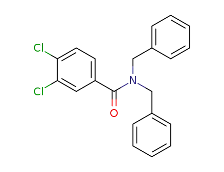 Molecular Structure of 28394-06-1 (N,N-dibenzyl-3,4-dichlorobenzamide)