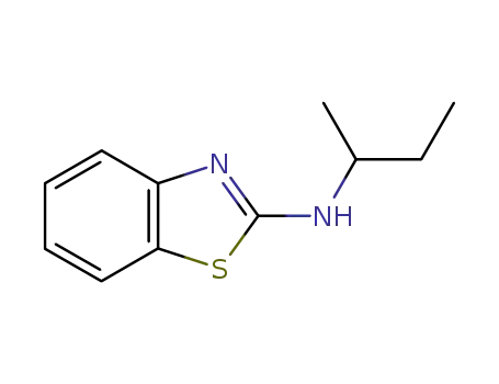 Molecular Structure of 28291-73-8 (Benzothiazole, 2-(sec-butylamino)- (8CI))