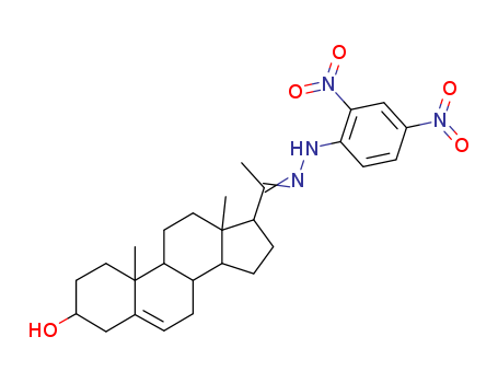 Pregn-5-en-20-one,3-hydroxy-, (2,4-dinitrophenyl)hydrazone, (3b)- (9CI) cas  2122-98-7