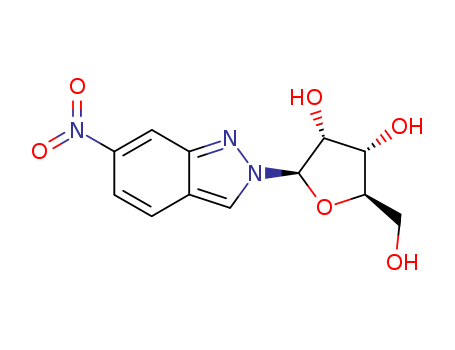 2H-Indazole, 6-nitro-2-b-D-ribofuranosyl- cas  28084-00-6