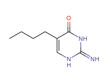 Molecular Structure of 28224-65-9 (2-amino-5-butylpyrimidin-4(3H)-one)
