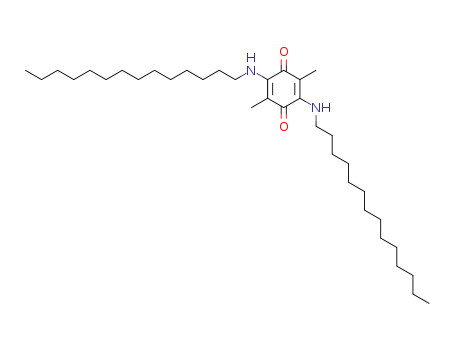 2,5-Cyclohexadiene-1,4-dione,2,5-dimethyl-3,6-bis(tetradecylamino)- cas  28421-17-2