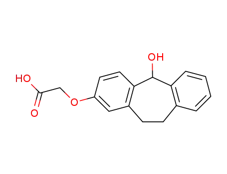 2-[(5-hydroxy-10,11-dihydro-5H-dibenzo[a,d]cyclohepten-2-yl)oxy]acetic acid