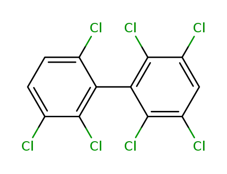Molecular Structure of 52663-64-6 (2,2',3,3',5,6,6'-HEPTACHLOROBIPHENYL)