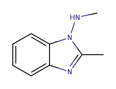 1H-벤즈이미다졸-1-아민,N,2-디메틸-(9CI)