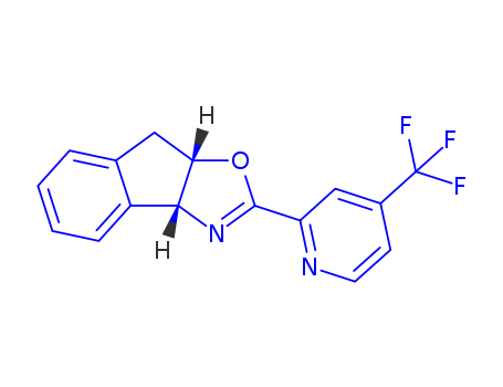 (3aR,8aS)-2-(4-(trifluoromethyl)pyridin-2-yl)-8,8a-dihydro-3aH-indeno[1,2-d]oxazole