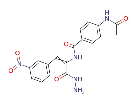 4-아세트아미도-N-[(Z)-1-(히드라진카르보닐)-2-(3-니트로페닐)에테닐]벤즈아미드