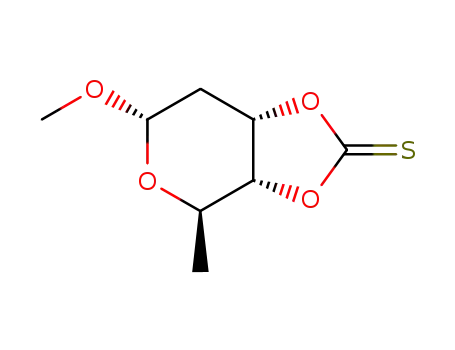 (3aR,4R,6S,7aS)-6-Methoxy-4-methyl-tetrahydro-[1,3]dioxolo[4,5-c]pyran-2-thione