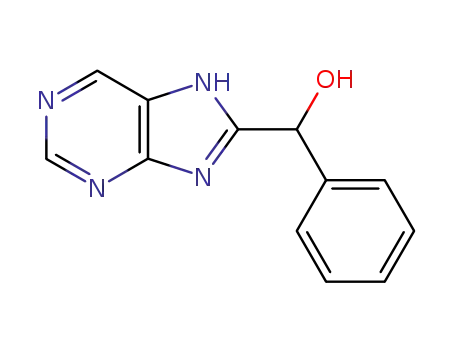 Molecular Structure of 2836-31-9 (phenyl(7H-purin-8-yl)methanol)