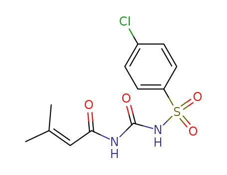 2-Butenamide,N-[[[(4-chlorophenyl)sulfonyl]amino]carbonyl]-3-methyl- cas  28522-80-7