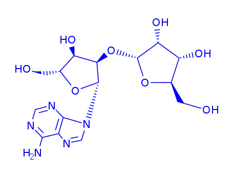 Molecular Structure of 28269-89-8 (ribosyl-ribosyladenine)