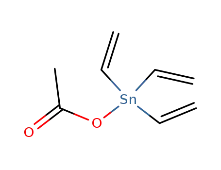 triethenylstannanyl - acetic acid (1:1)