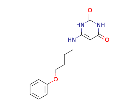 2,4(1H,3H)-Pyrimidinedione,6-[(4-phenoxybutyl)amino]- cas  28484-84-6