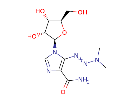 Imidazole-4-carboxamide,5-(3,3-dimethyl-1-triazeno)-1-b-D-ribofuranosyl- (8CI) cas  28405-61-0