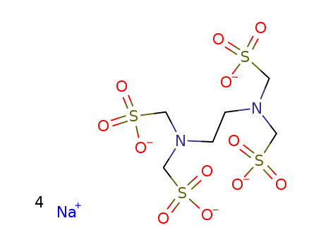 Molecular Structure of 13046-10-1 ((Ethylenedinitrilo)tetrakis(methanesulfonic acid sodium) salt)