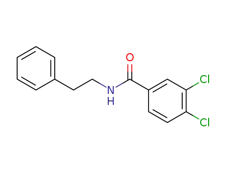Molecular Structure of 28394-08-3 (3,4-dichloro-N-(2-phenylethyl)benzamide)