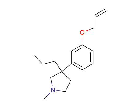 3-[m-(알릴옥시)페닐]-1-메틸-3-프로필피롤리딘