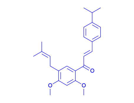 1-[2,4-dimethoxy-5-(3-methyl-2-butenyl)phenyl]-3-(4-isopropylphenyl)-2-propen-1-one