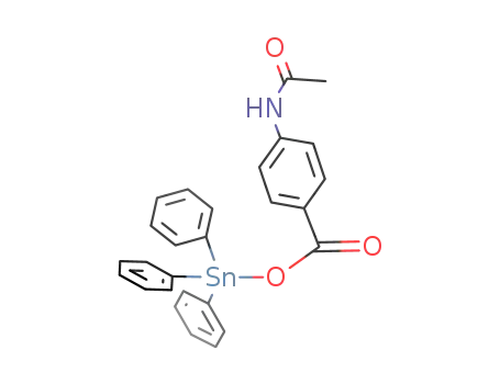 Stannane, ((p-acetamidobenzoyl)oxy)triphenyl-