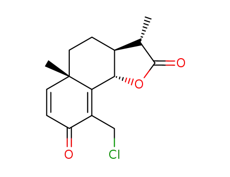 (3S)-3aβ,5,5a,9bα-テトラヒドロ-3β,5aα-ジメチル-9-(クロロメチル)ナフト[1,2-b]フラン-2,8(3H,4H)-ジオン